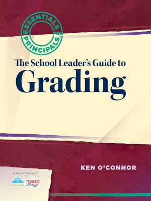 cover image of The School Leader's Guide to Grading